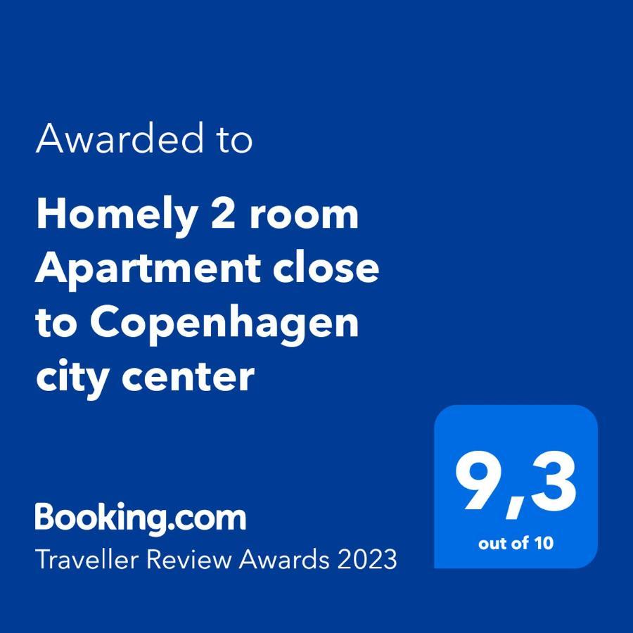 Homely 2 Room Apartment Close To Copenhagen City Center Exterior foto